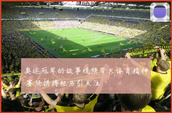 奥运冠军的故事视频带火体育精神 赛场拼搏经历引关注